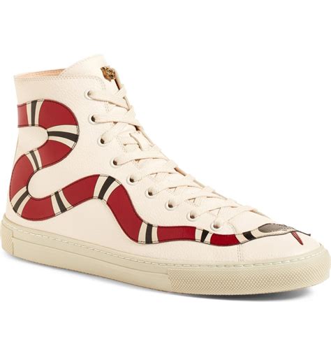 gucci supreme snake sneaker|gucci snake high top sneakers.